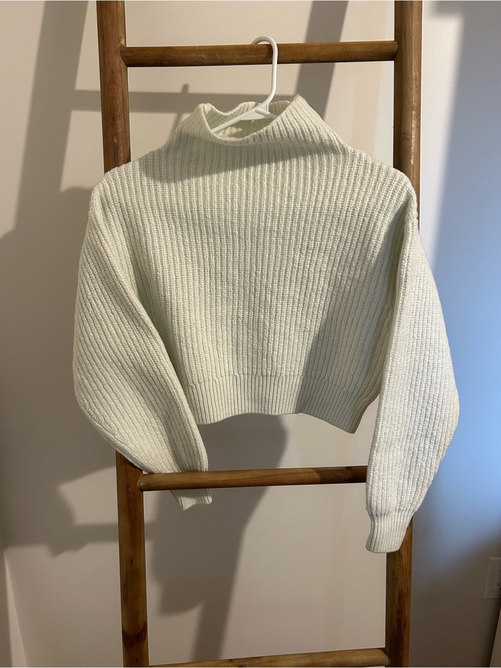 Wilfred Montpellier Waist Cropped Turtleneck Sweater- 100% Merino Wool